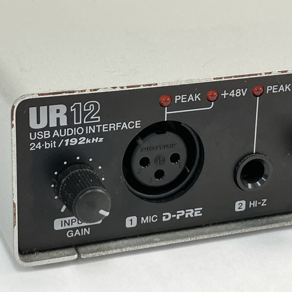 STEINBERG スタインバーグ UR12 USB オーディオインターフェイス 24bit 192kHz 音響機材 N10430101