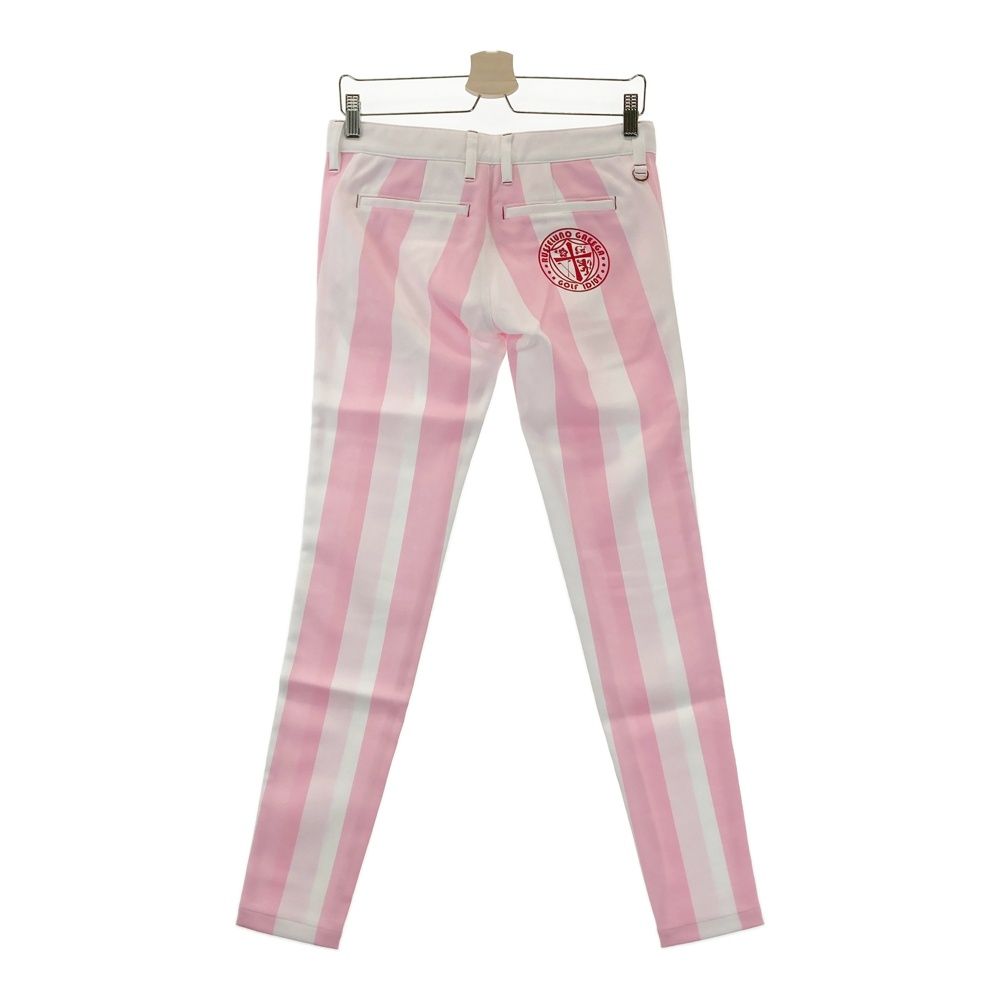 サイズ：0 RUSSELUNO ラッセルノ パンツ ストライプ柄 ピンク系