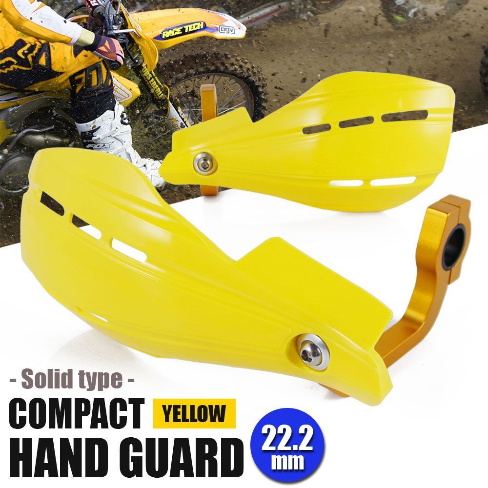 コンパクト ハンドガード 22.2mm 22パイ イエロー 黄 ナックルガード