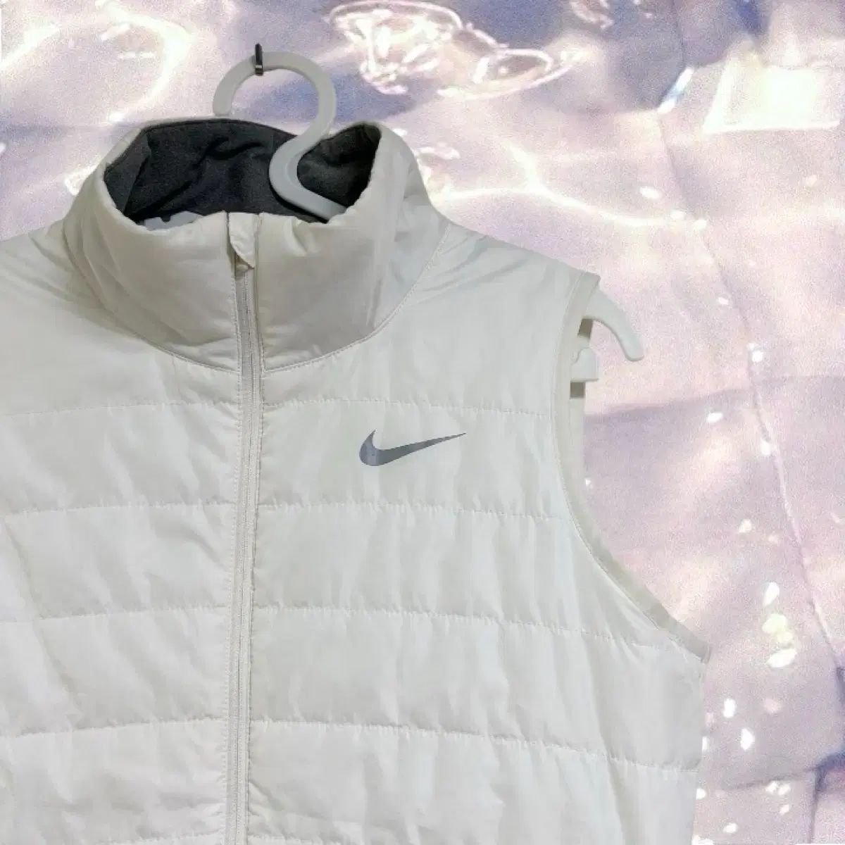 NIKE(ナイキ) ゴルフ ダウン ベスト ホワイト M