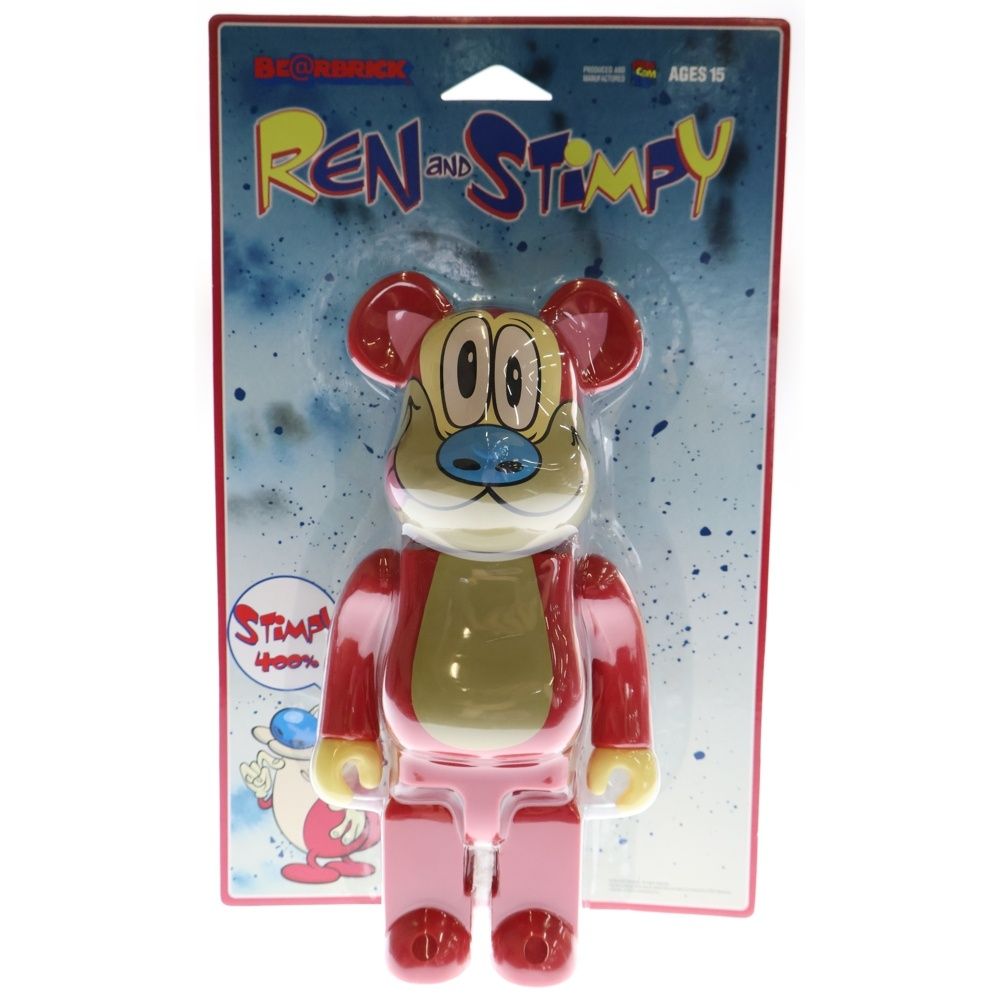 メディコム　ベアブリック　レン&スティンピー　フィギュア MEDICOM TOY (メディコムトイ) BE@RBRICK REN AND STIMPY 400