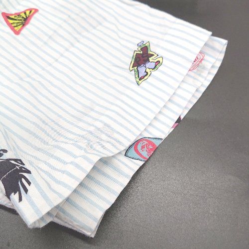 ◇ ⊂Φ PS Paul Smith ポールスミス ストライプ柄 総柄 半袖