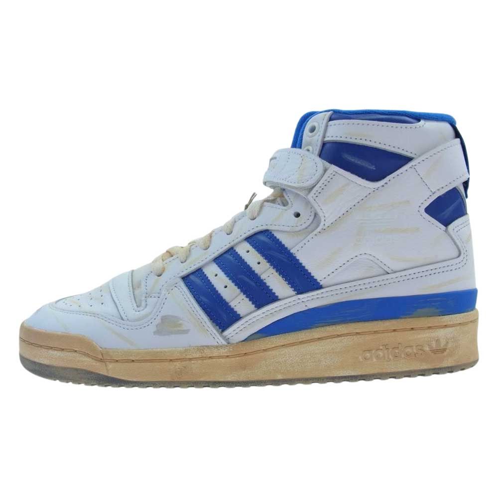adidas アディダス スニーカー GZ6467 Forum 84 Hi AEC Foot Wear White Blue フォーラム ハイ フット ウェア ホワイト ブルー スニーカー 28cm【中古】