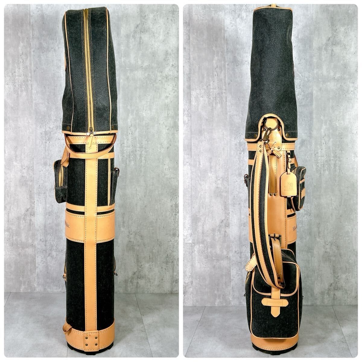 X991 Black & White ゴルフ クラブ ケース ゴルフ クラブケース 芯入り