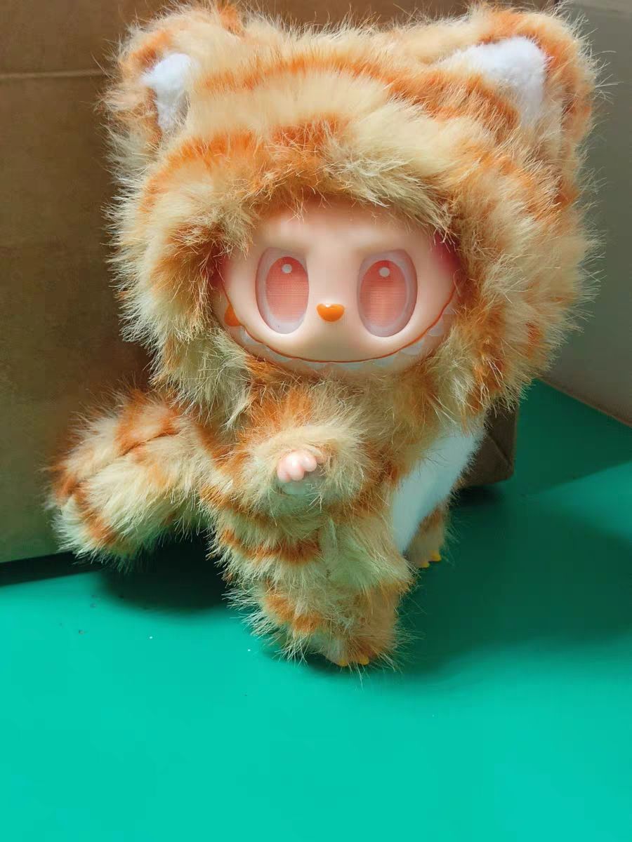 labubu ぬいぐるみ 3点まとめ売り♡ LABUBU ぬい用着替え服 チェッカーボードのテニスユニフォーム