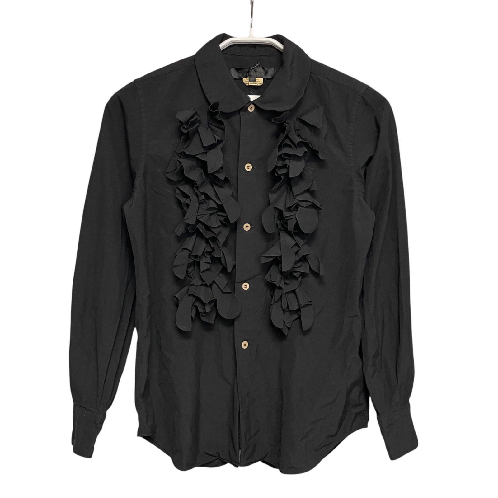 定価79200円 2025SS COMME des GARCONS 丸襟フリルデザイン