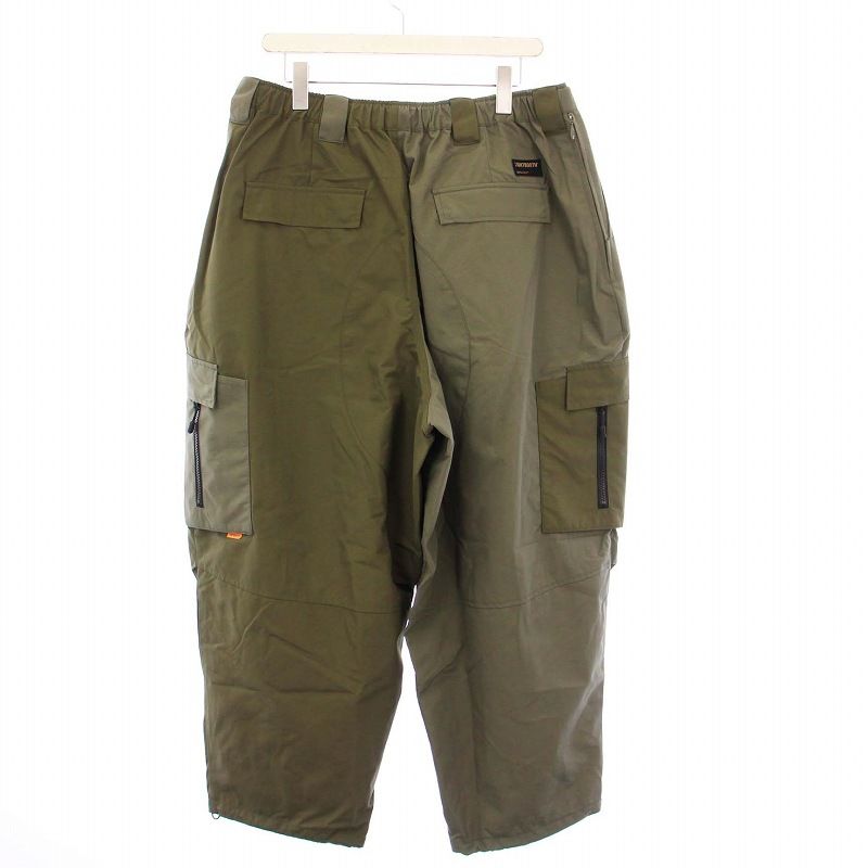 TIGHTBOOTH ワイドカーゴパンツ Mサイズ カーキ TIGHTBOOTH ワイドカーゴパンツ Mサイズ カーキ Tightbooth - テック