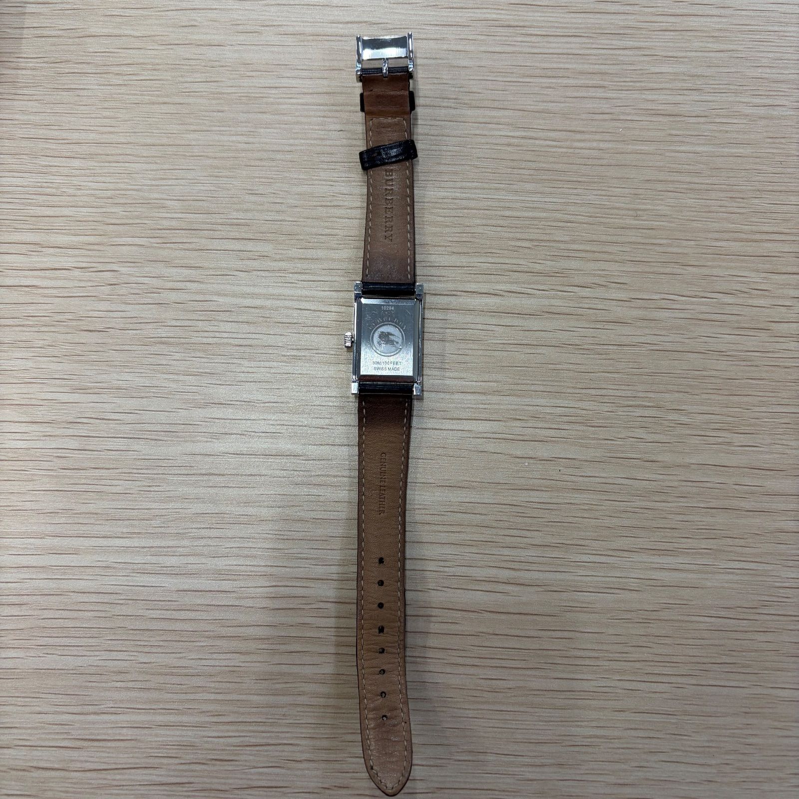 【希少】BURBERRY バーバリー 腕時計 レザー BU8001 希少】BURBERRY バーバリー 腕時計 レクタンギュラ BU8001 - メルカリ