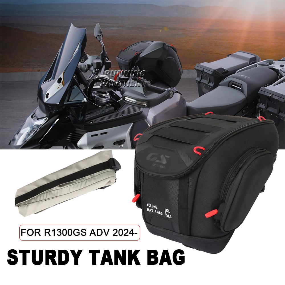 バイク 防水燃料タンクバッグ ロゴ 12L ツールバックパック ポータブル BMW R1300GS アドベンチャー GS1300 ADV 2025 2025