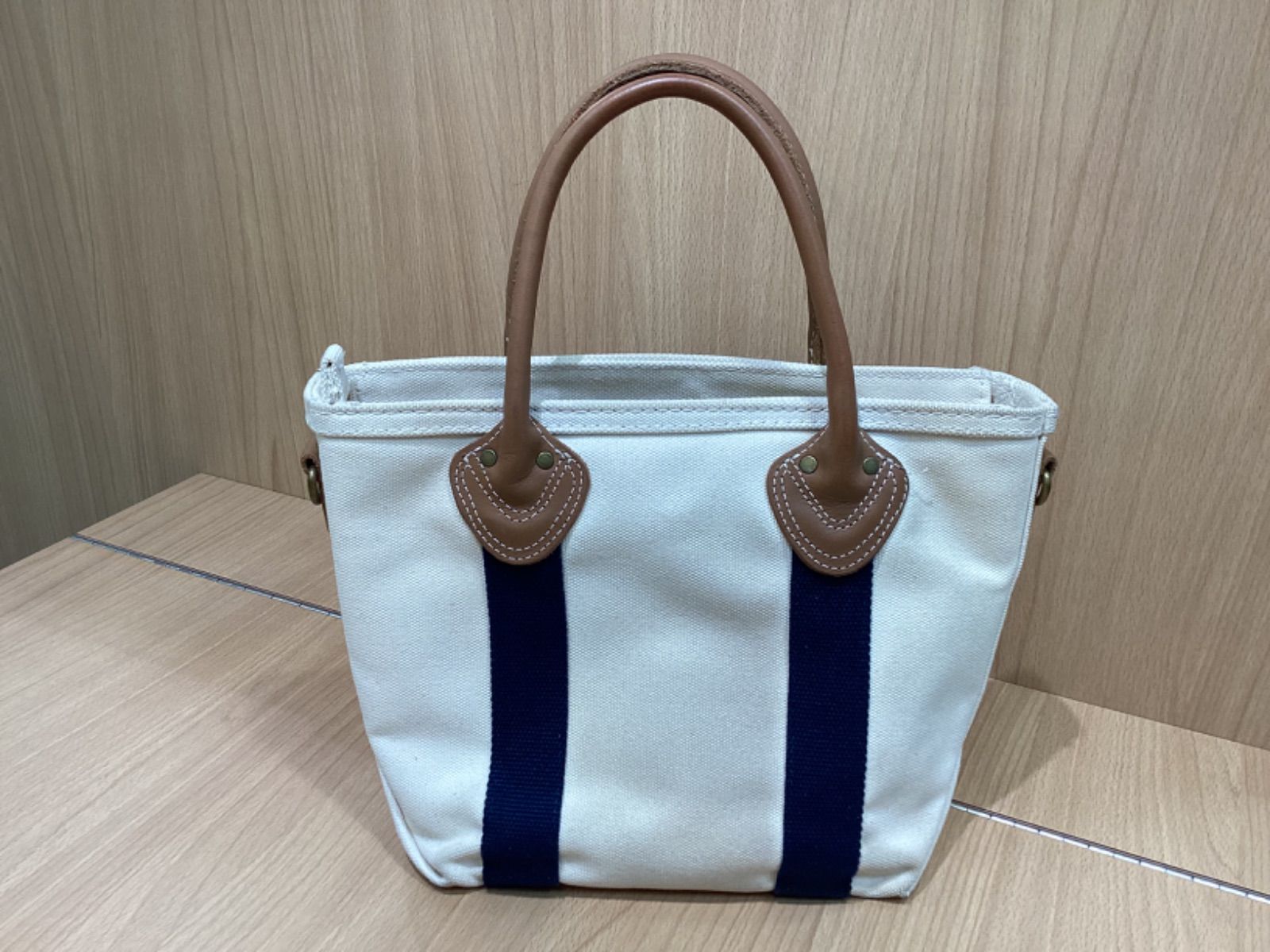 TA232 L.L.Bean エルエルビーン レザーハンドル2WAYバッグ - メルカリ