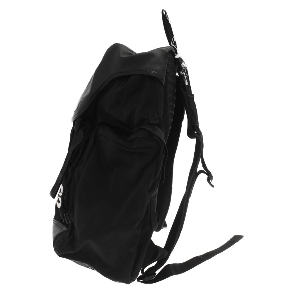 ワイスリー　モビリティレザー切り替えバックパック リュック 黒　DQ0649 Y-3 (ワイスリー) MOBILITY BACKPACK モビリティレザー切り替え