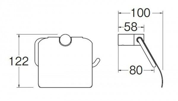 三栄水栓 SANEI ペーパーホルダー W37053