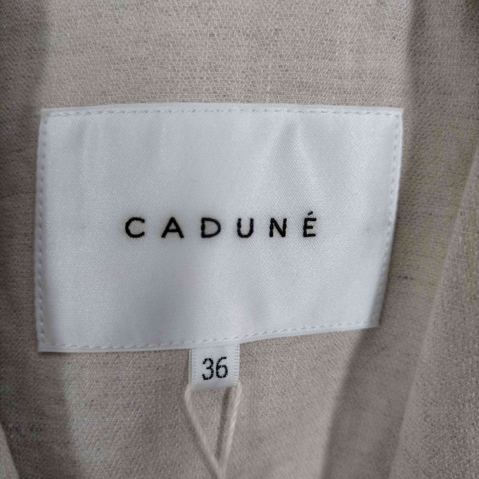 カデュネ CADUNE 麻ダブルジャケット レディース 36 - メルカリShops