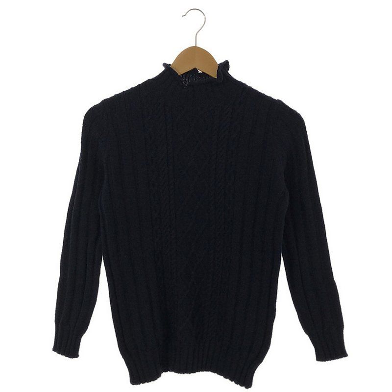 希少 美品 トリコ コムデギャルソン ケーブル Vネック デザイン 長袖 ニット 希少 美品 トリコ コムデギャルソン ケーブル Vネック デザイン 長袖