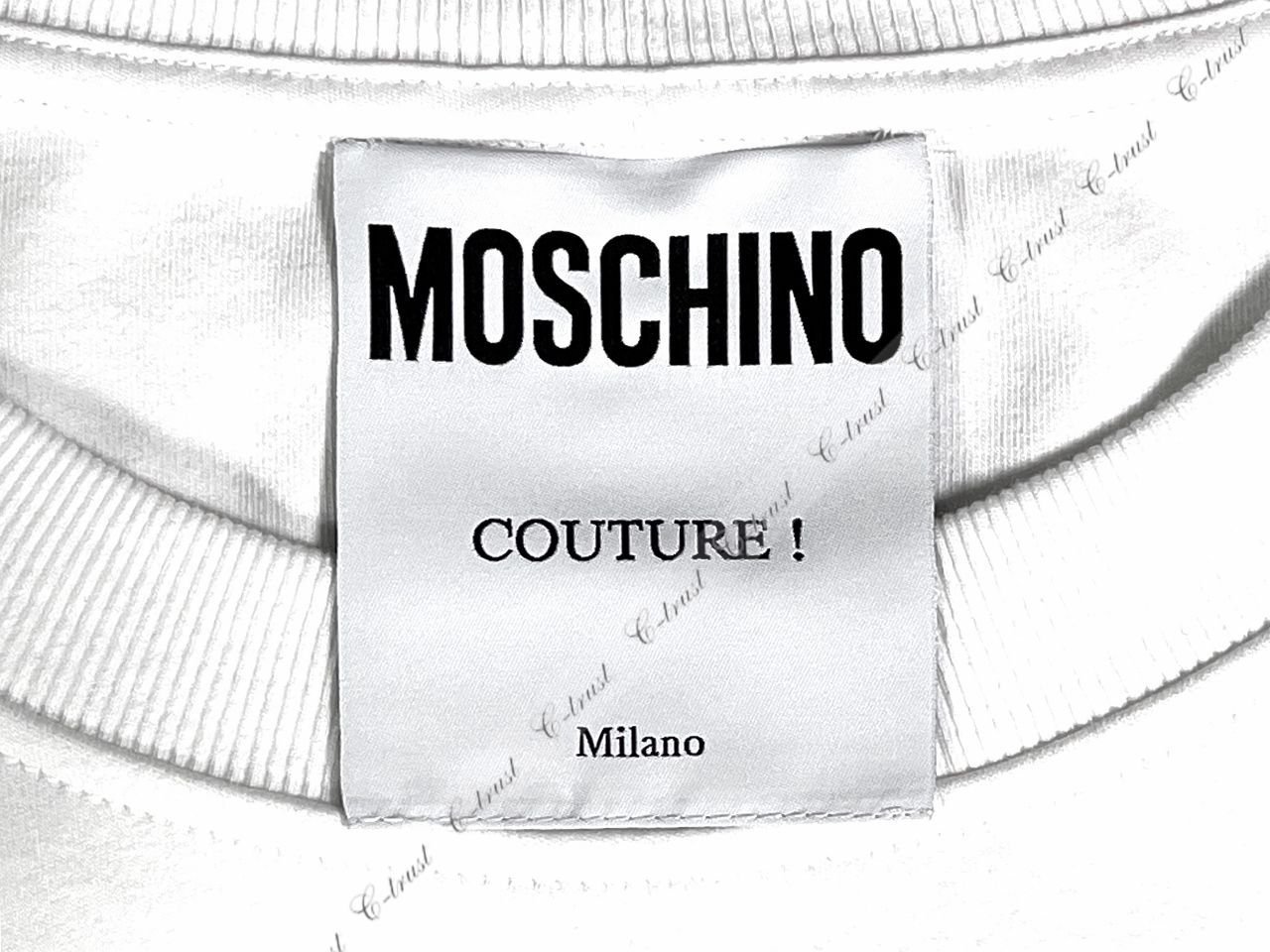 MOSCHINO モスキーノ スウェット ワンピース トレーナー オーバー ...