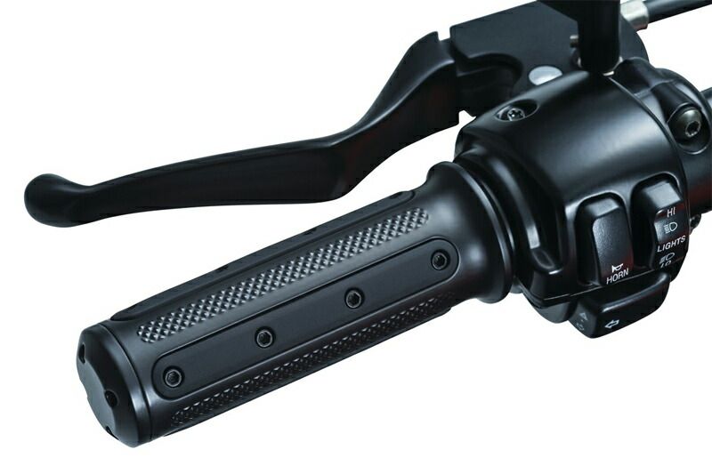 HEAVY INDUSTRY グリップ サテンブラック ケーブルスロットル