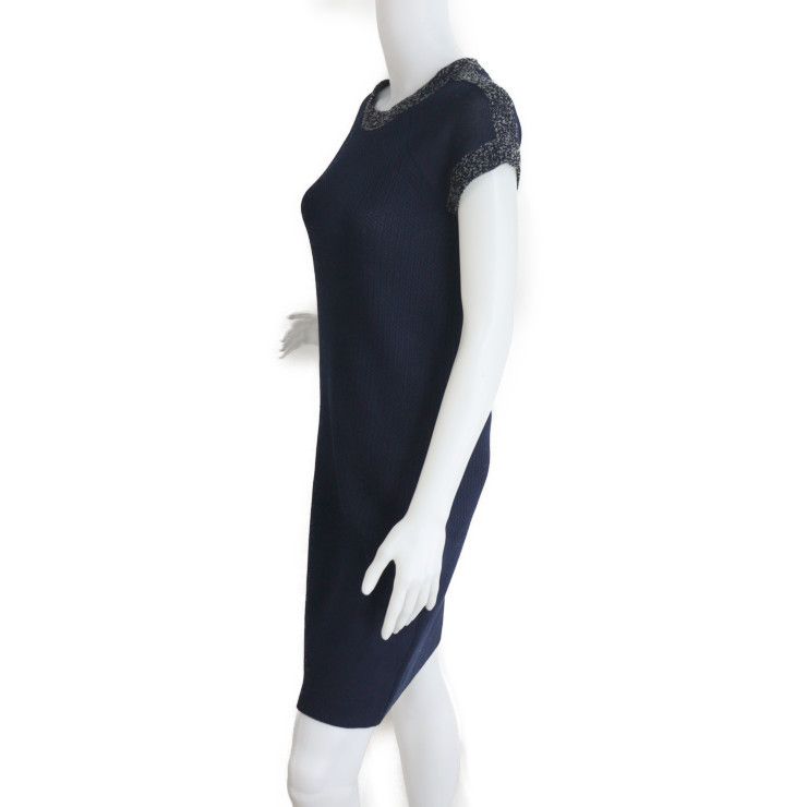 CHANEL シャネル ワンピース P43319K04446 コットン100% シルク100  