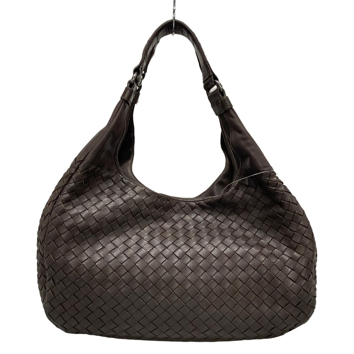 美品Bottega Veneta ダークブラウン ハンドバッグ Bottega Veneta ダークブラウン ハンドバッグ - メルカリ