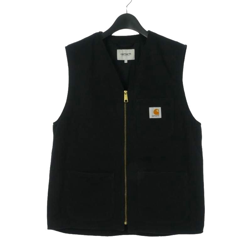カーハート carhartt WIP ARBOR VEST ワークベスト ワンポイントロゴ L ブラック 黒 国内正規