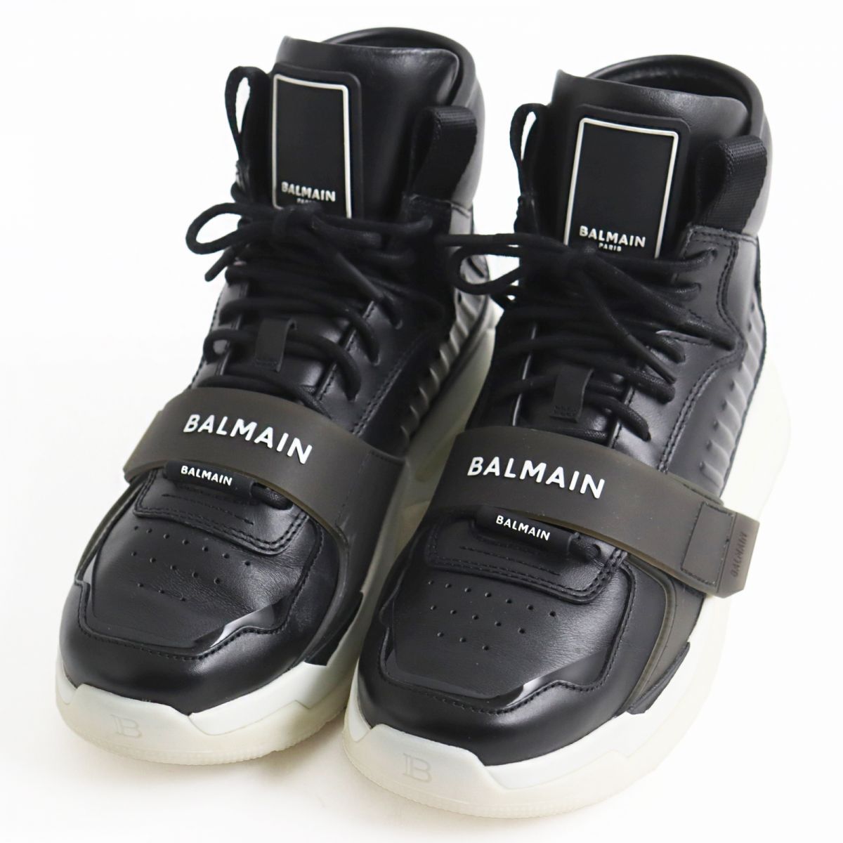 BALMAIN B ball ハイカットスニーカー 40 - www.stedile.com.br