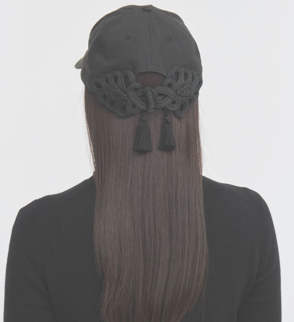 STUDIOUS tanakadaisuke 別注 China ribbon cap (カラー BLACK