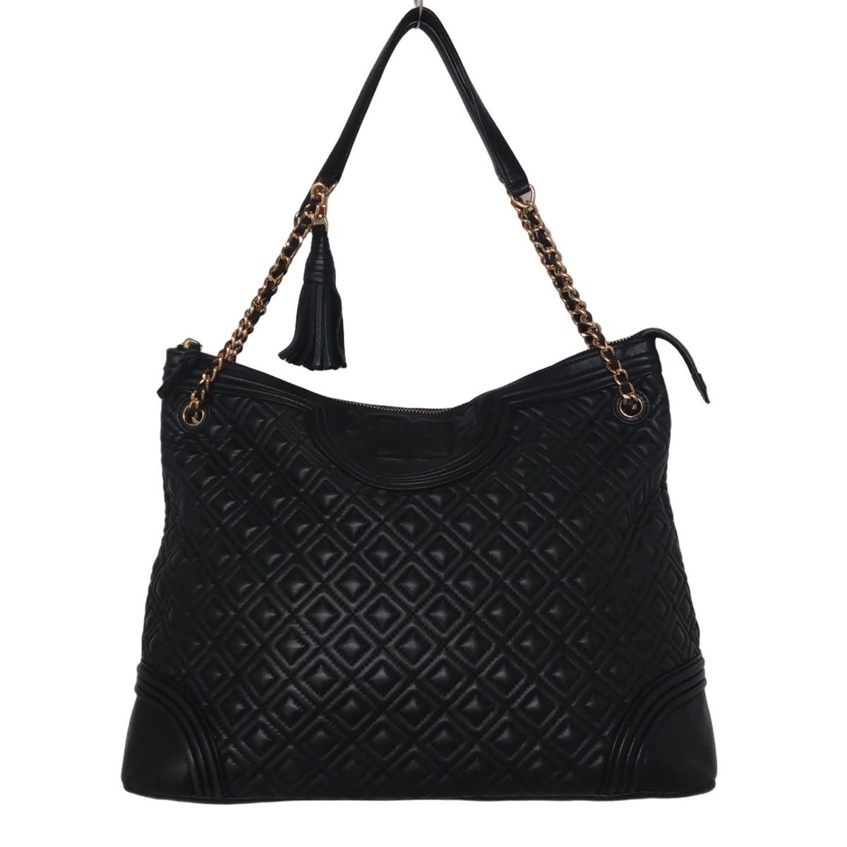 TORY BURCH(トリーバーチ) ショルダーバッグ - 黒 キルティング TORY BURCH(トリーバーチ) ショルダーバッグ - 黒 キルティング
