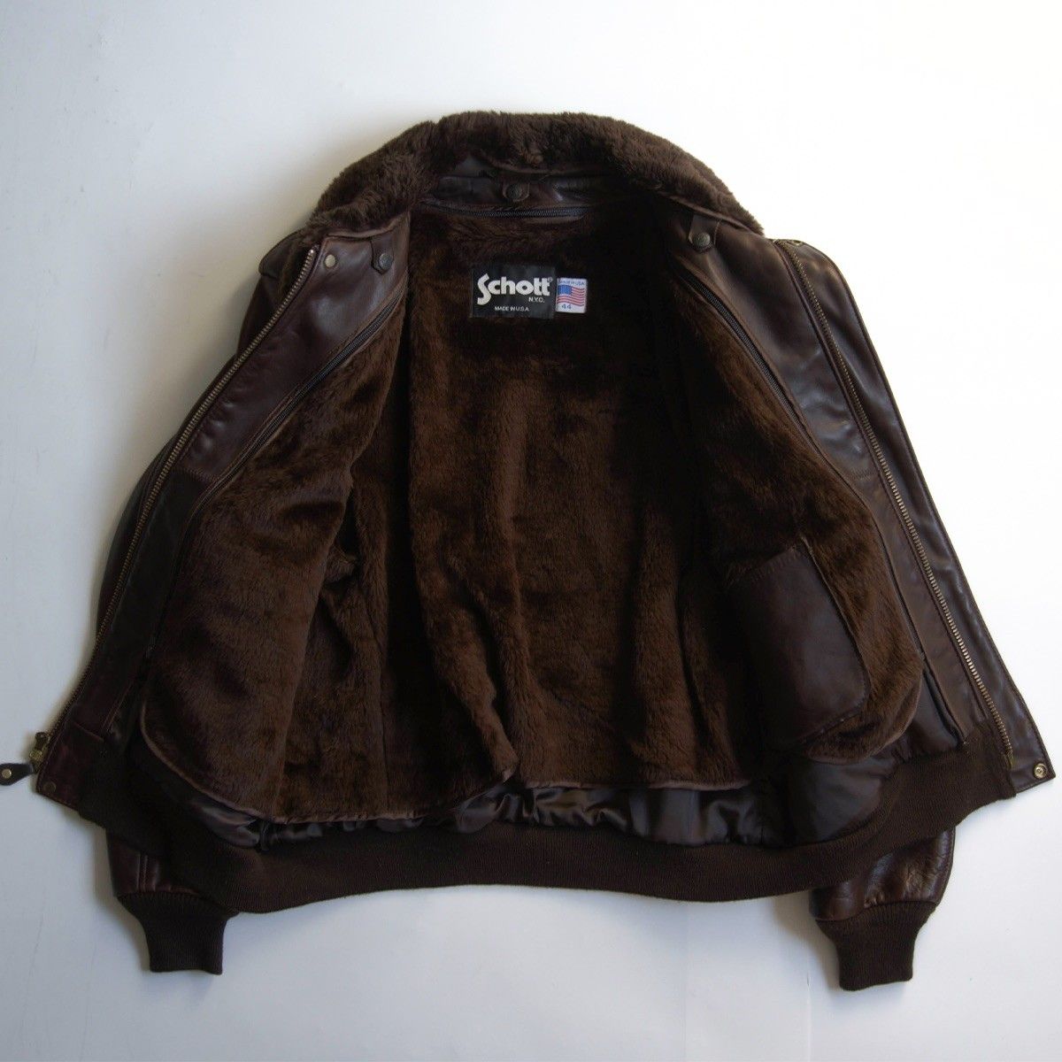 美品/ビッグサイズ】SCHOTT【184SM type G-1 レザー フライト