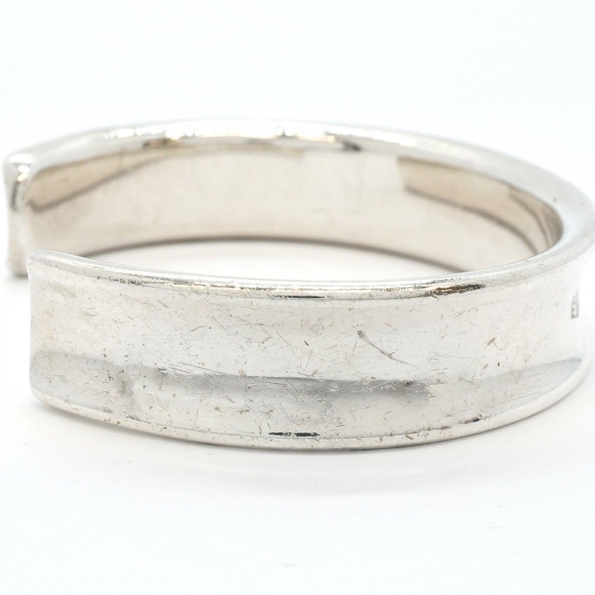 5jfb0648】ティファニー バングル ナロー シルバー925【中古