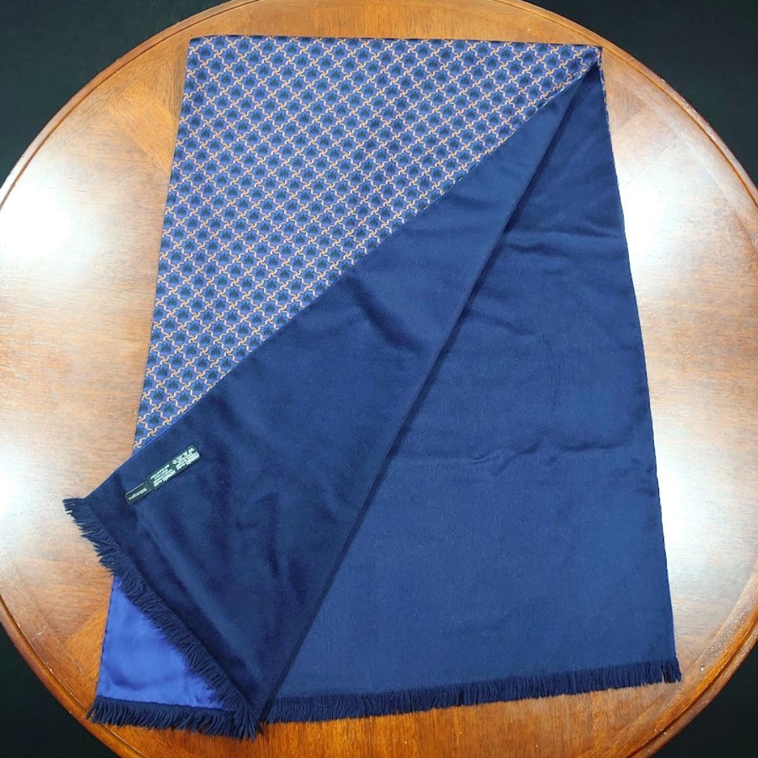 HERMES 幾何学模様 マフラー