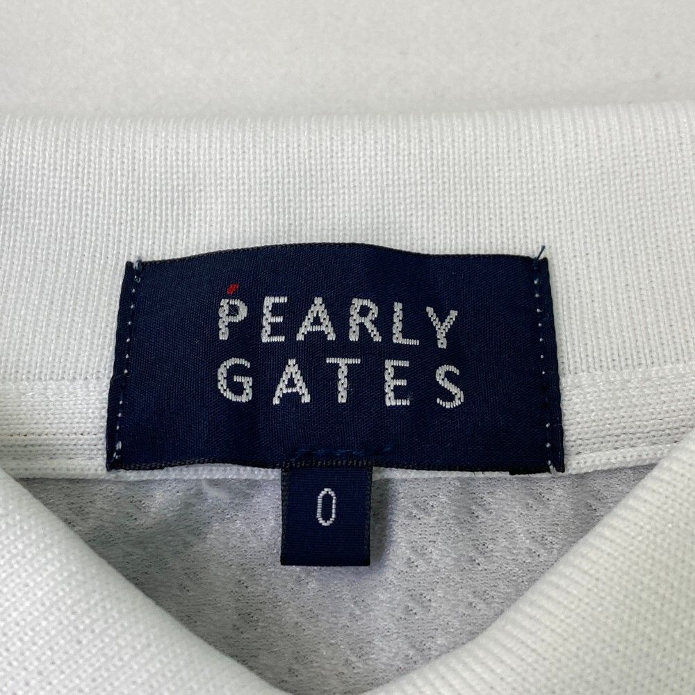 サイズ：0 PEARLY GATES パーリーゲイツ 2024年モデル 半袖ポロシャツ