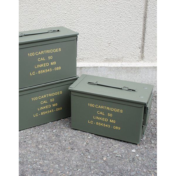 米軍 アンモボックス ミディアム B X107YN