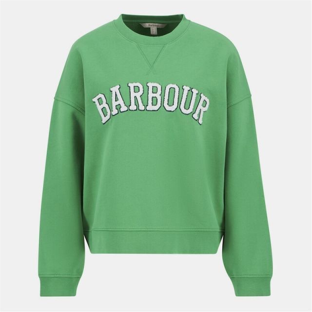 【送料無料】 バブアー レディース パーカー・スウェット アウター B.Li Silverdale Swt Ld53 Kelly Green