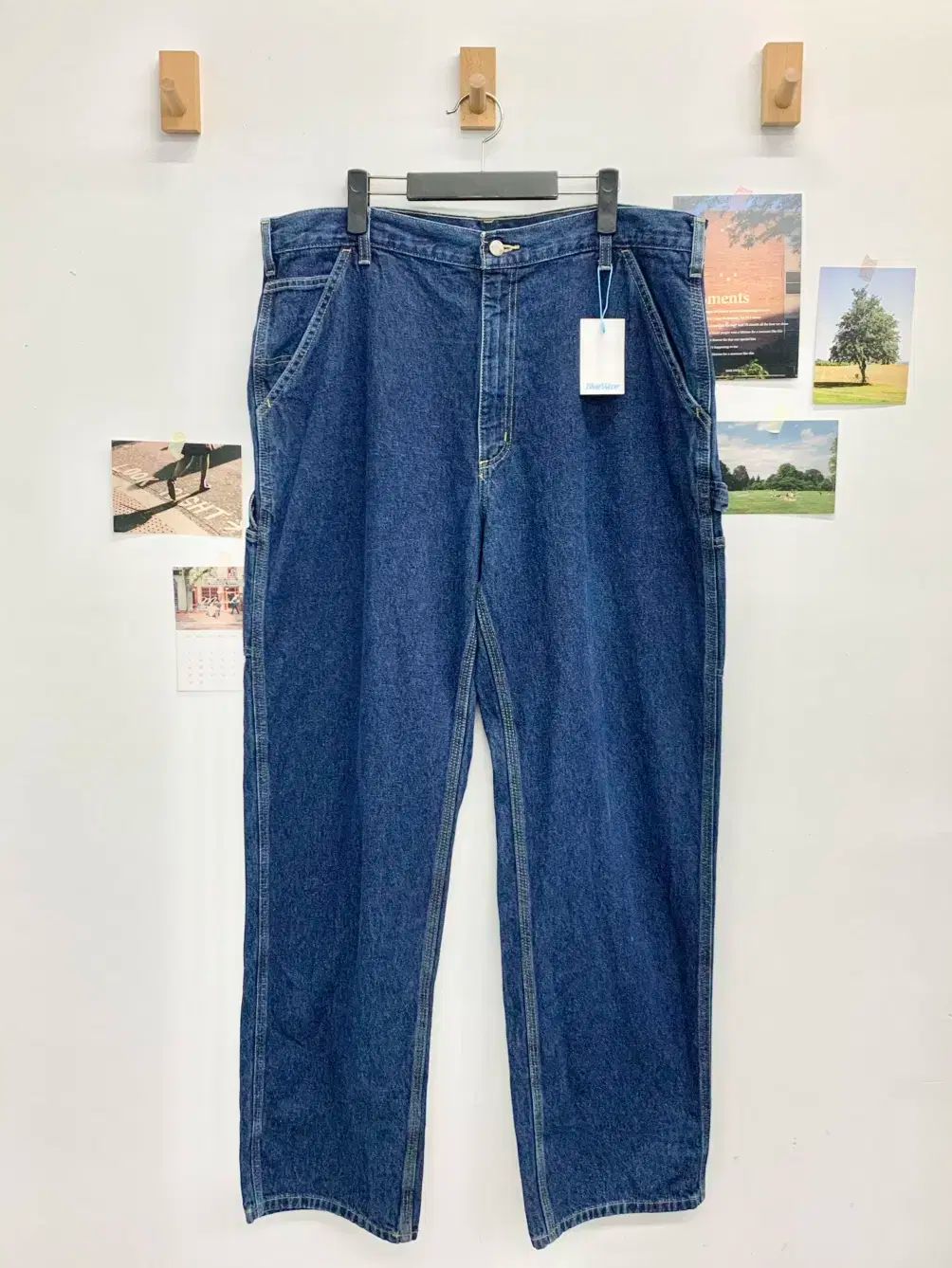 38 x 34 Carhartt カーハート シングルニー カーペンター デニム パンツ