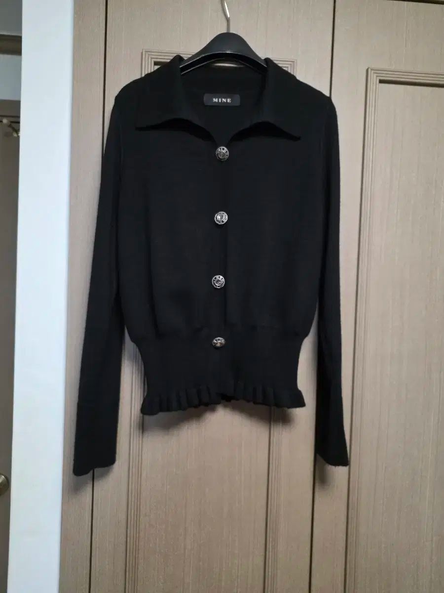 MINE マイン ブラック カーディガン