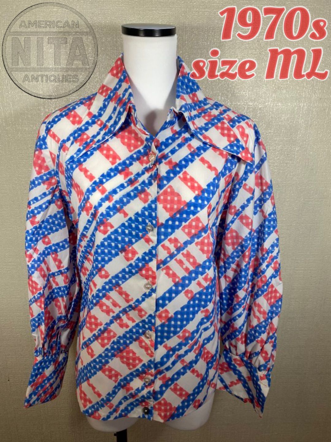 70s usa製 総柄shirt NOW BREED by CAMPUS | gulatilaw.com