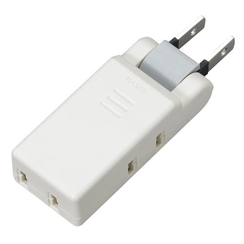 20個セット YAZAWA 小コーナータップ 3個口 ホワイト Y02CM300WHX20