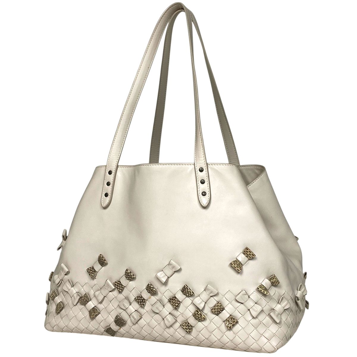 ボッテガヴェネタ BOTTEGAVENETA イントレチャート トートバッグ 