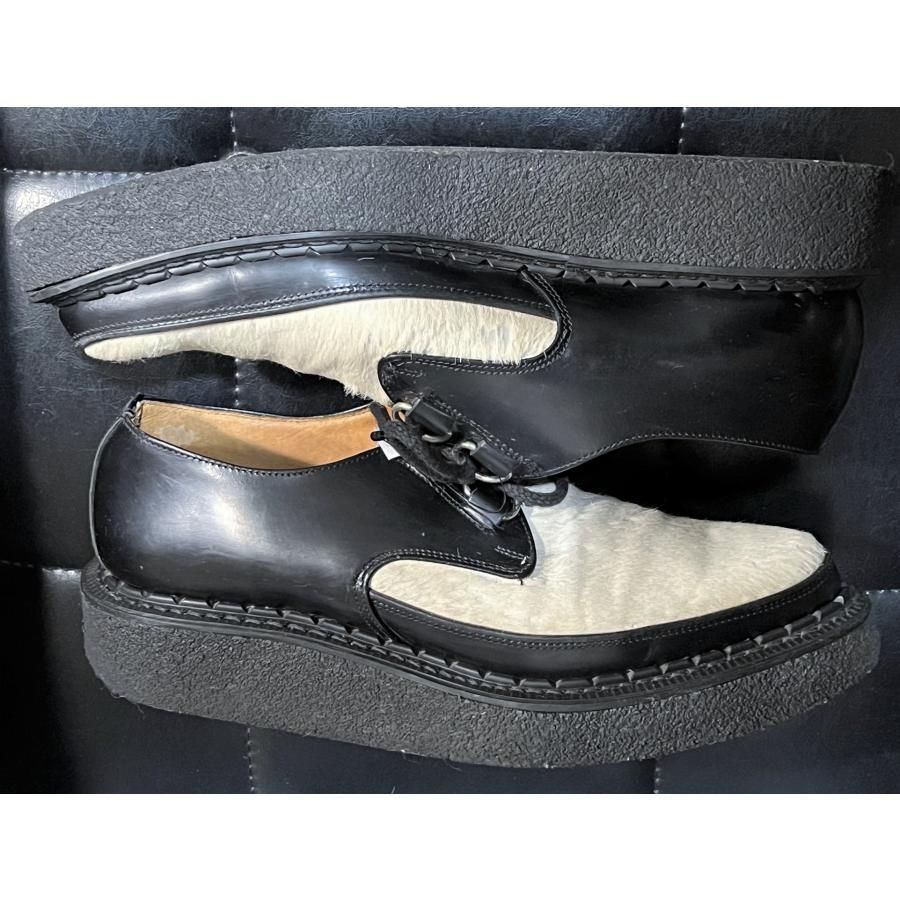 英国製 ジョージコックス X ルードギャラリー 9575 ハラコ ホワイト