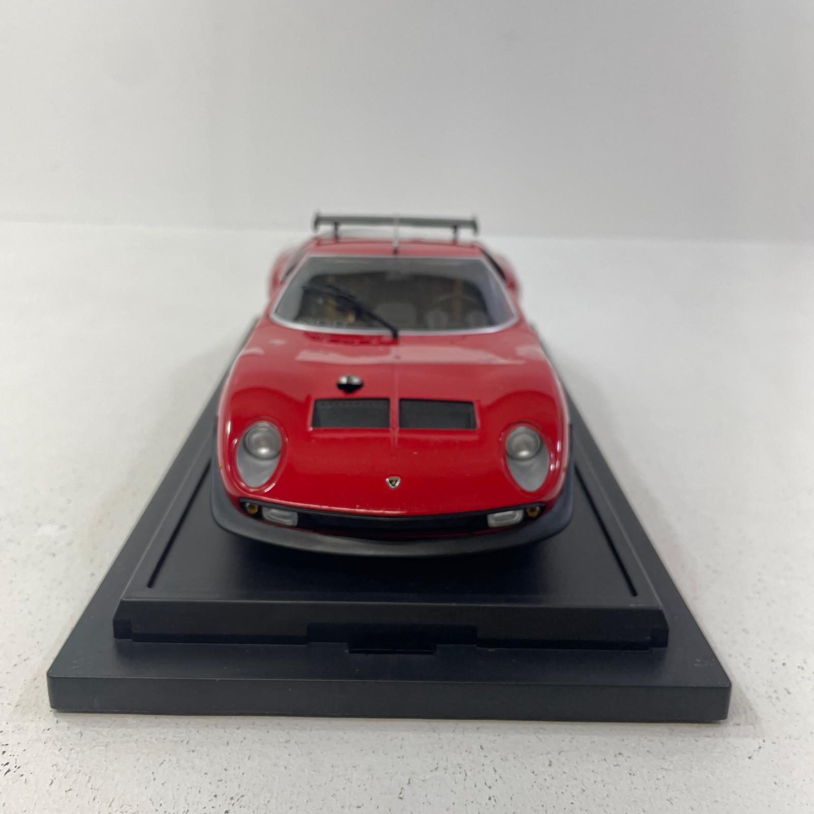 【尾張小牧店】 中古 京商 1/18 ランボルギーニ イオタSVR レッド 【726】 尾張小牧店】 中古 京商 1/18 ランボルギーニ イオタSVR レッド