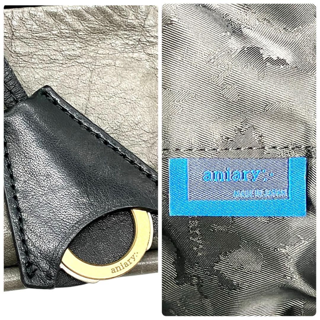 良品 2204 aniary UOMO別注 トートバッグ ブラック グレー A4 良品 2204 aniary UOMO別注 トートバッグ ブラック グレー A4