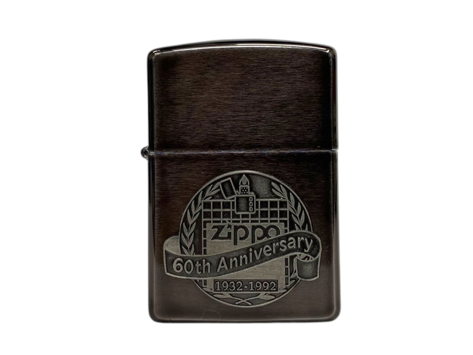 zippo (ジッポー) 1997年製 60周年 限定 60th anniversary オイルライター シルバー ブラック 雑貨/009