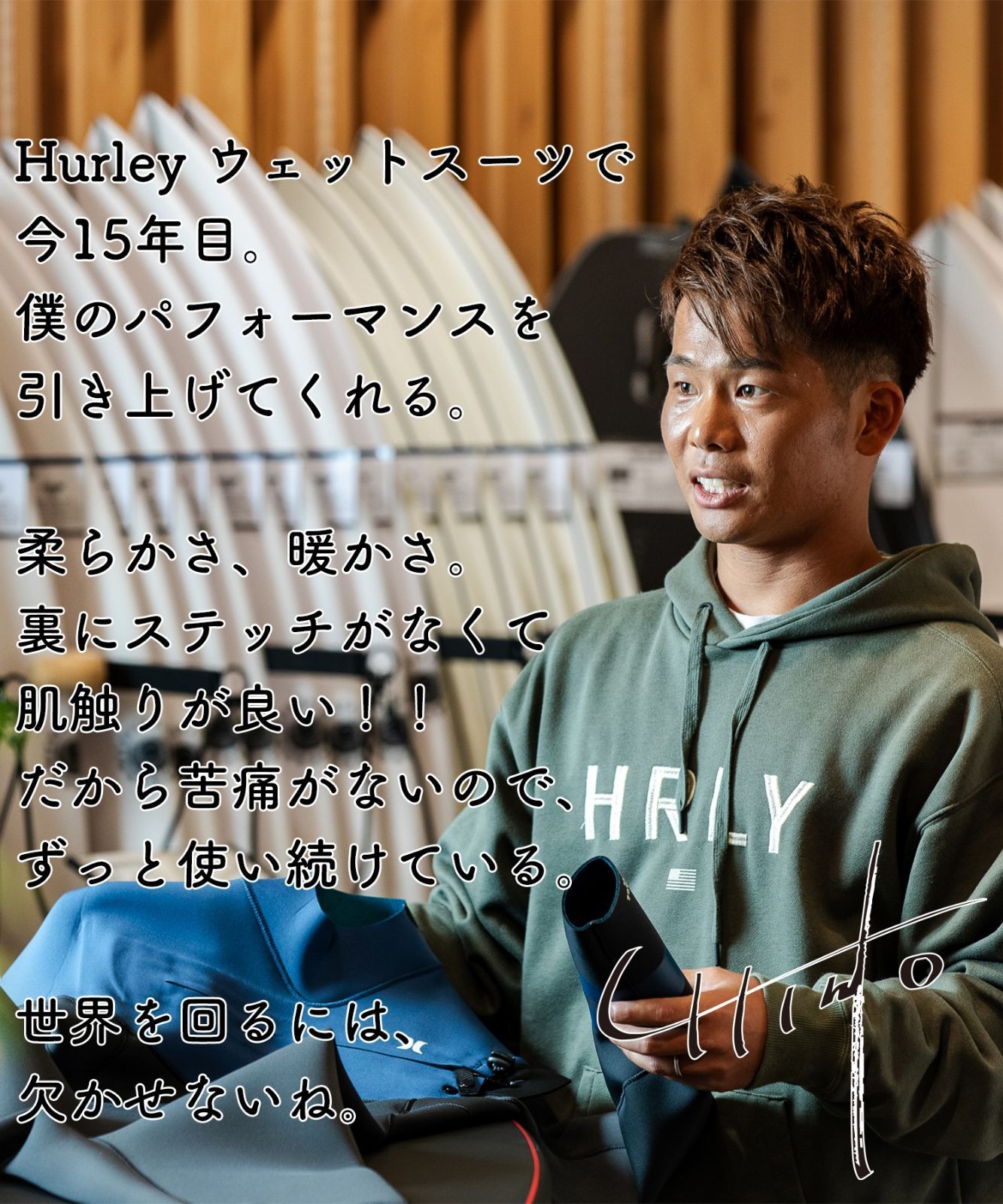 ムラスポ公式】Hurley ハーレー CZ ADVANTAGE+ 3X2mm MZSGAD24 メンズ