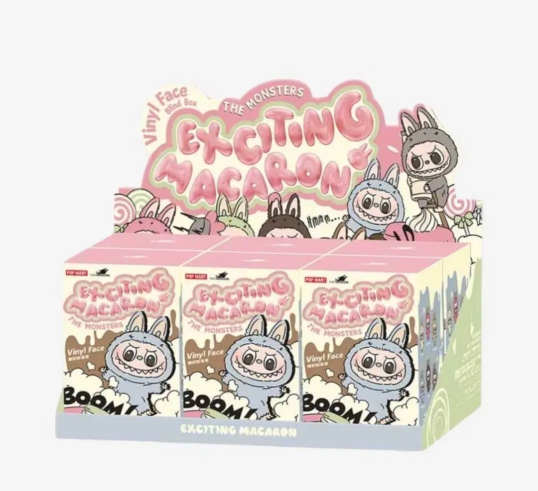 POP MART ポップマート マカロン　ラブブ　labubu THE MONSTERS Exciting Macaron ぬいぐるみ シリーズ【ピース