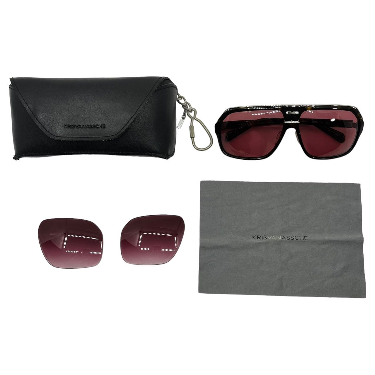 KRIS VAN ASSCHE×OLIVER ASSCHE Linda farrow サングラス PEOPLES 