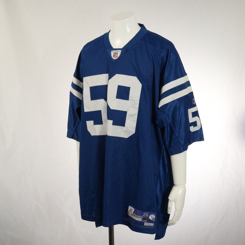美品★NFLコルツ リーボック 4XL アメフトゲームシャツ ユニフォーム. 549☆リーボック☆NFL☆ゲームシャツ☆インディアナポリスコルツ