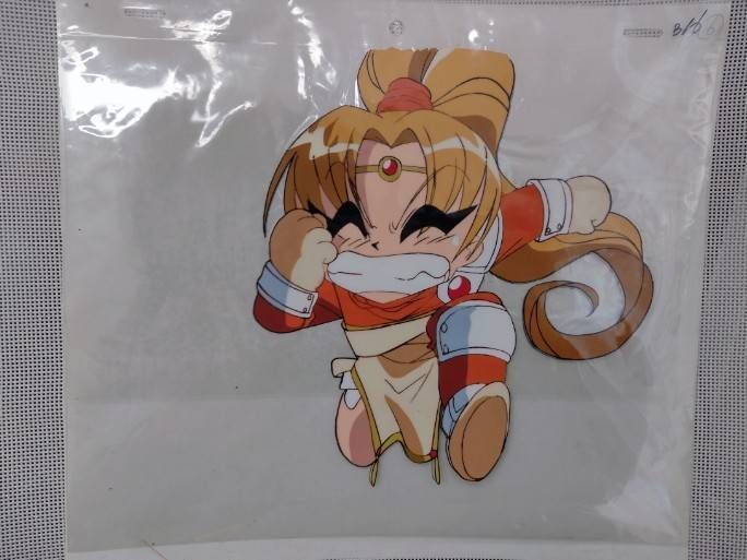 魔法騎士レイアース セル画 プリメーラ CLAMP セル2枚 直筆背景付き