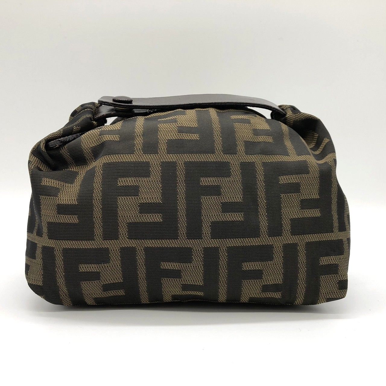 FENDI フェンディ 2262226540009 ポーチ カーキ ナイロン/レザー