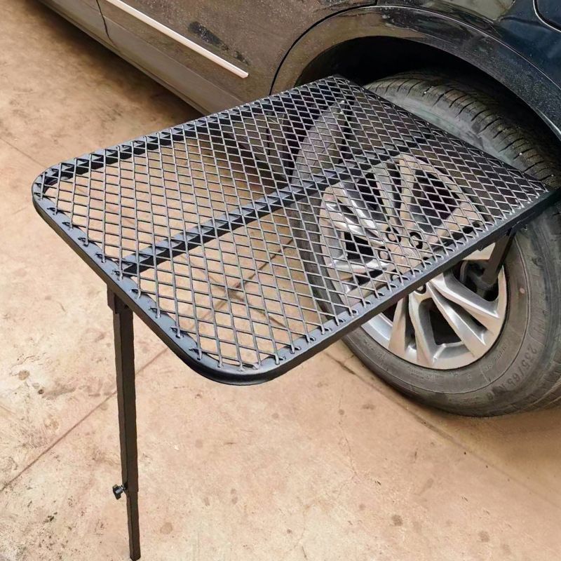 車用 タイヤテーブル メッシュ テーブル 折りたたみ [並行輸入品] Amazon | ポータブル鉄製車用タイヤテーブル車用 タイヤテーブル
