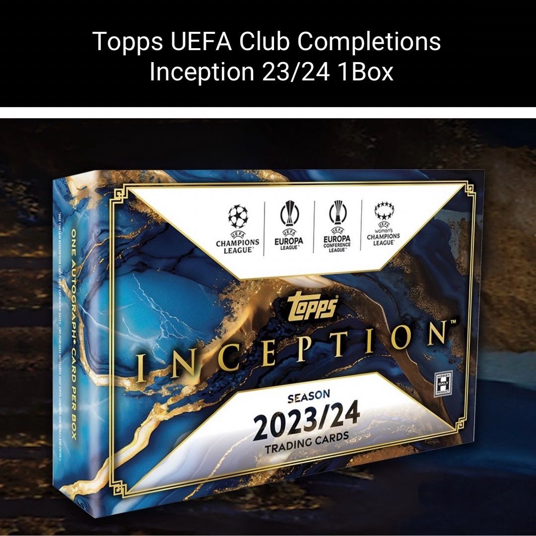 【新品未開封】Topps UEFA Club Completions Inception 23/24 1Box ②