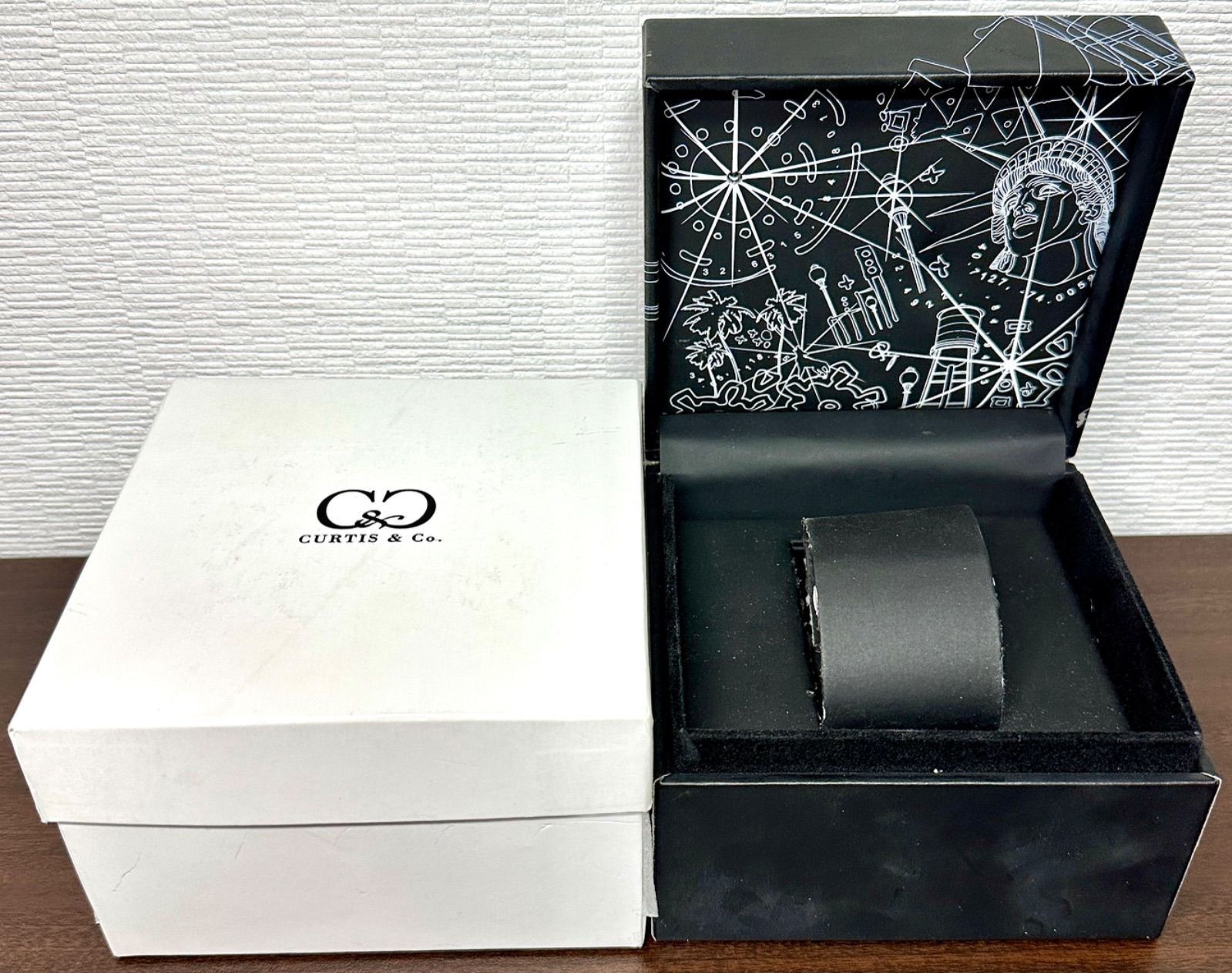 美品 CURTIS&Co. カーティス ビックタイムパスポート52mm 2タイム 